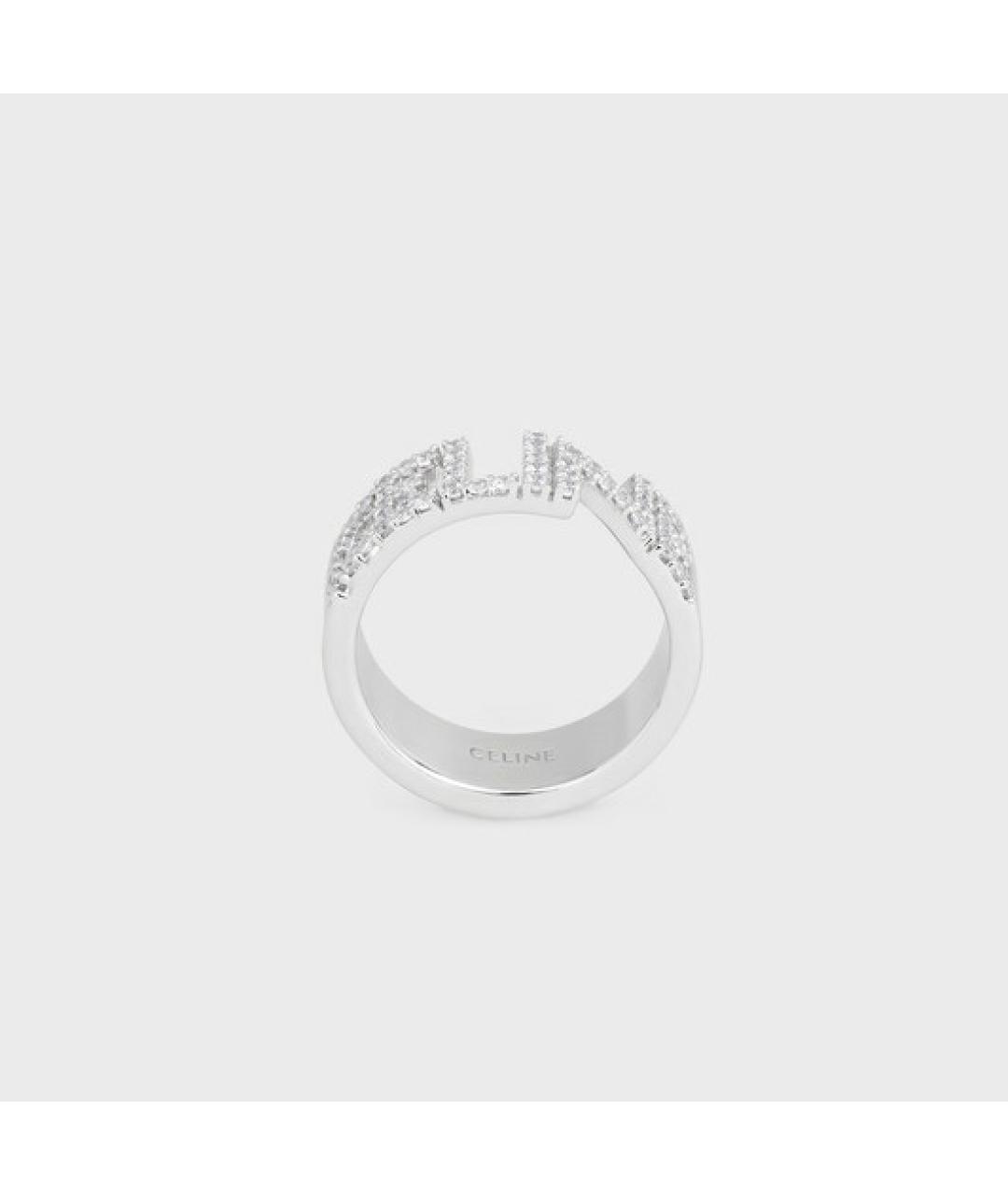 CELINE PRE-OWNED Серебряное латунное кольцо, фото 7