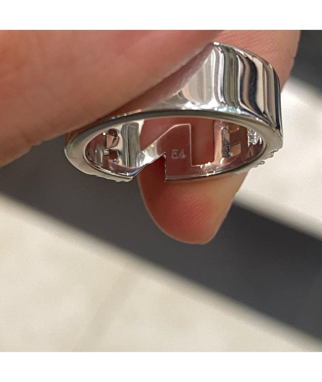 CELINE PRE-OWNED Серебряное латунное кольцо, фото 8