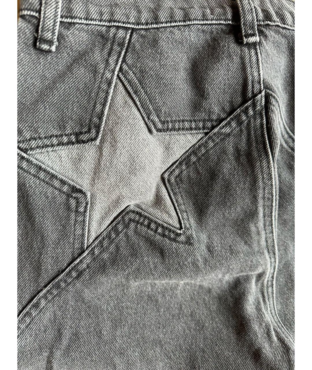 REFORMATION Антрацитовые хлопковые прямые джинсы, фото 7