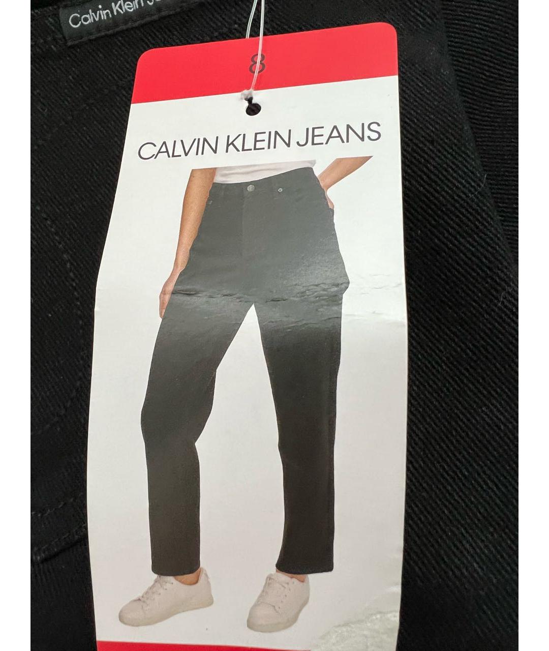 CALVIN KLEIN JEANS Черные прямые джинсы, фото 6
