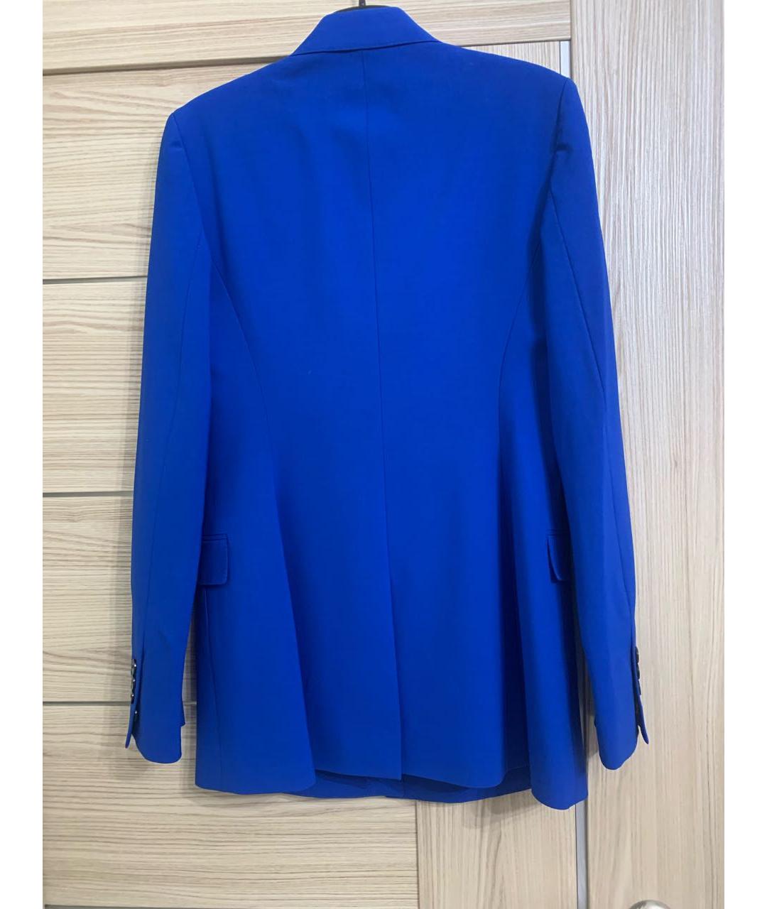 THEORY Синий шерстяной жакет/пиджак, фото 2