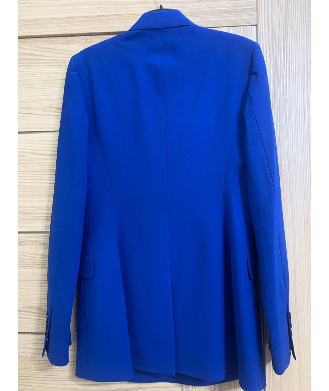 THEORY Синий шерстяной жакет/пиджак, фото 8