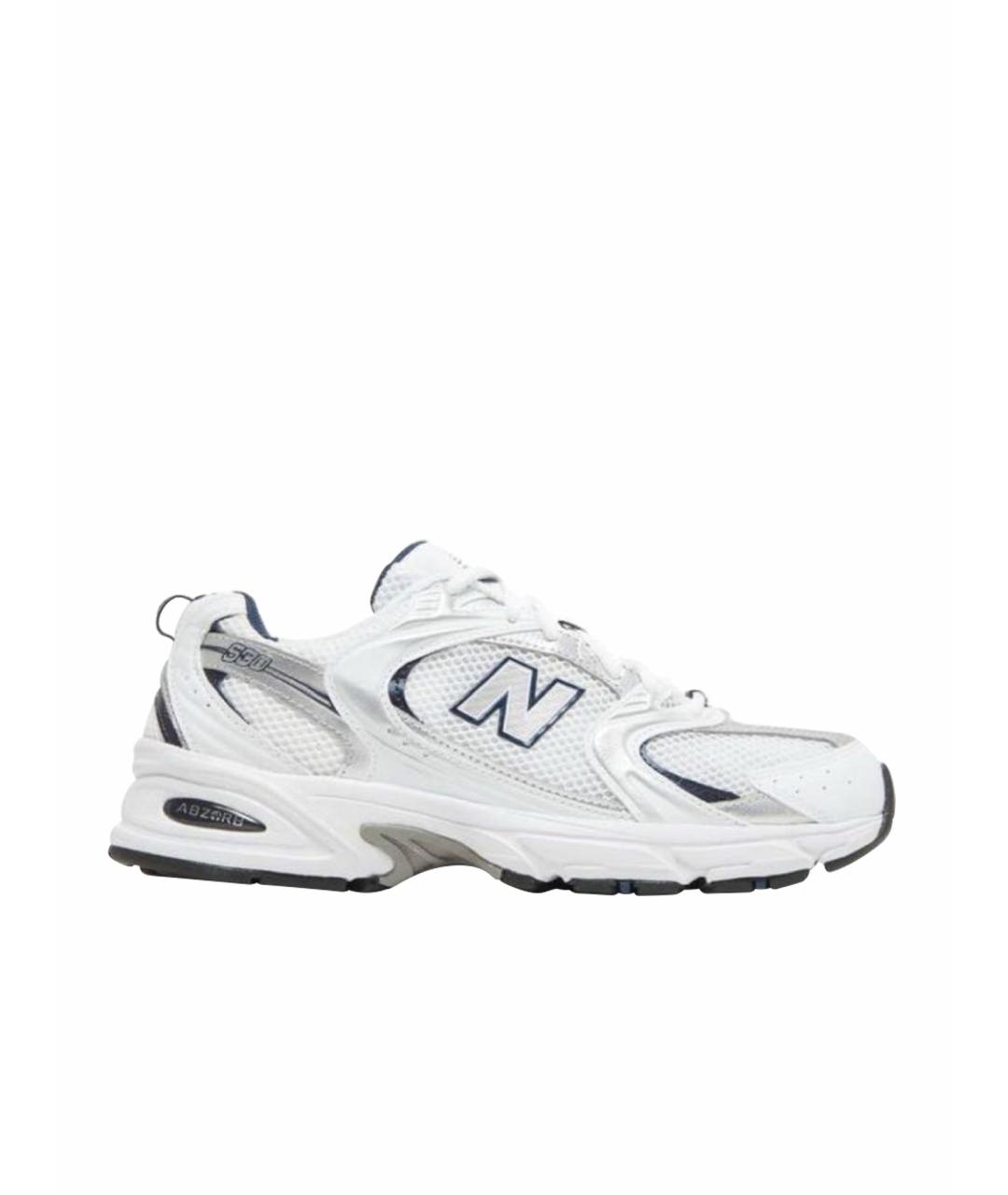 NEW BALANCE Белые текстильные кроссовки, фото 1