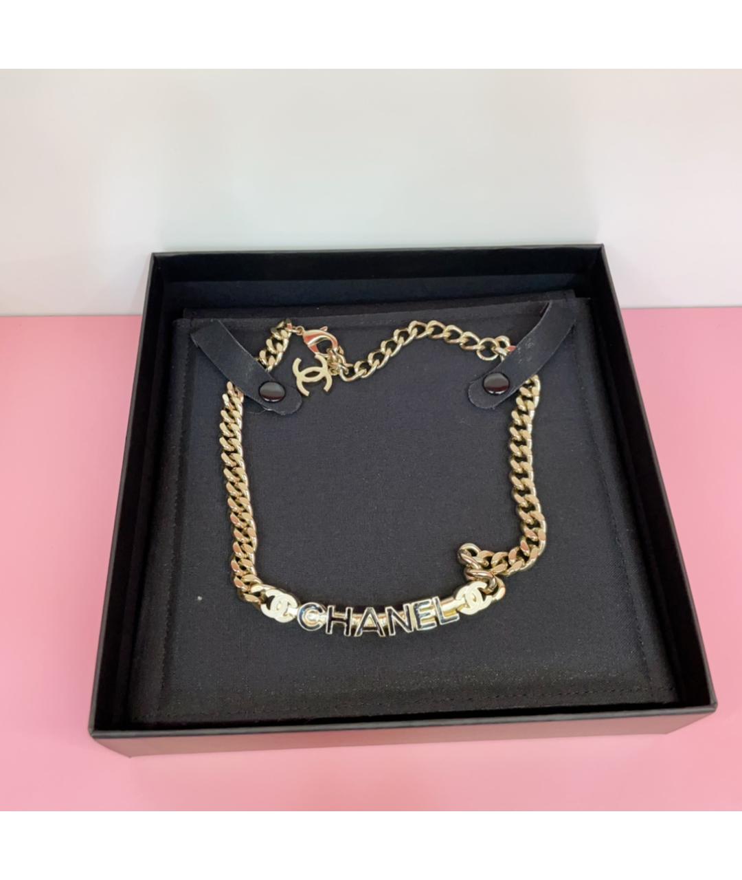 CHANEL PRE-OWNED Золотое колье, фото 4