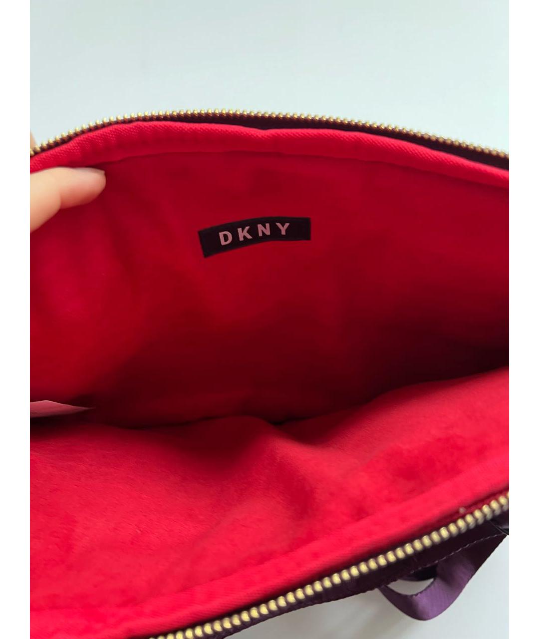 DKNY Фиолетовый портфель, фото 4