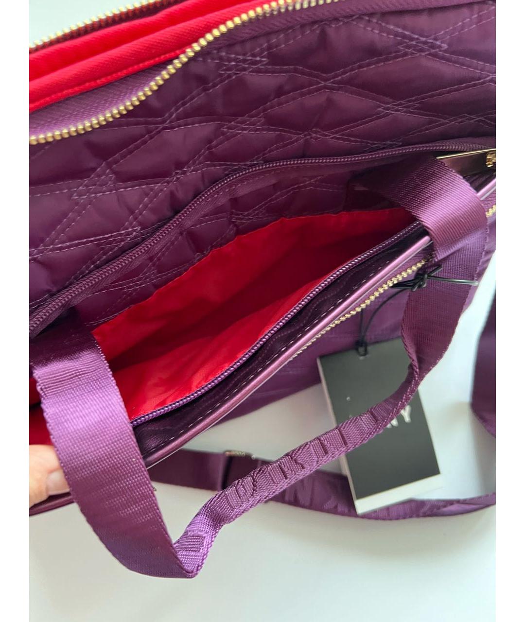 DKNY Фиолетовый портфель, фото 5