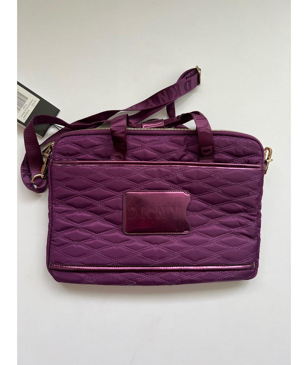 DKNY Фиолетовый портфель, фото 3