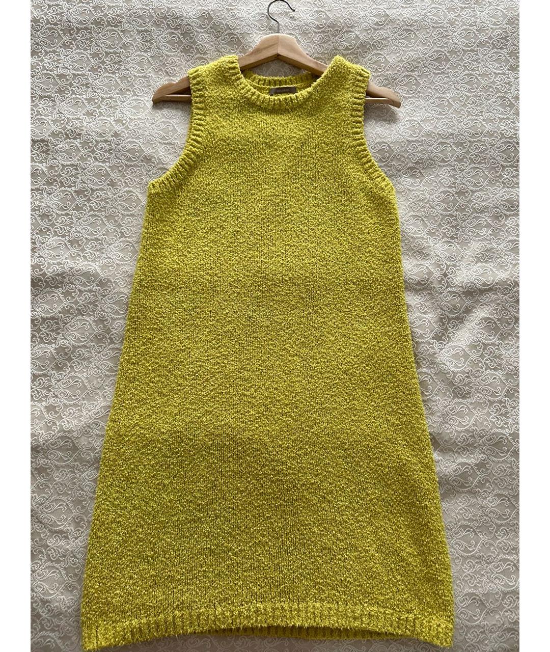 12 STOREEZ Желтое хлопковое повседневное платье, фото 2