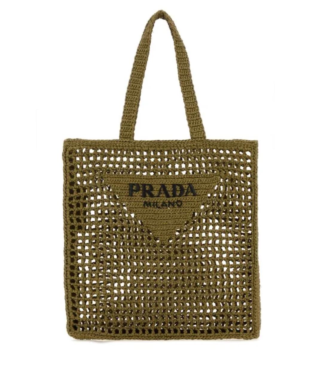 PRADA Хаки сумка тоут, фото 1