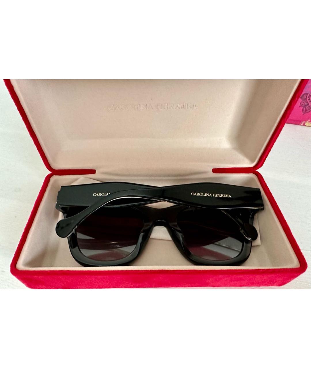 CAROLINA HERRERA Черные солнцезащитные очки, фото 6