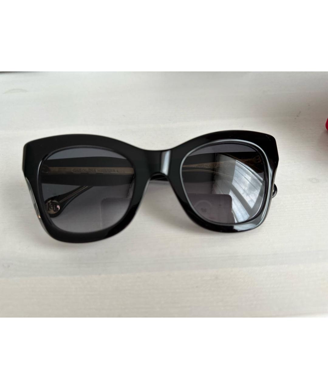CAROLINA HERRERA Черные солнцезащитные очки, фото 8
