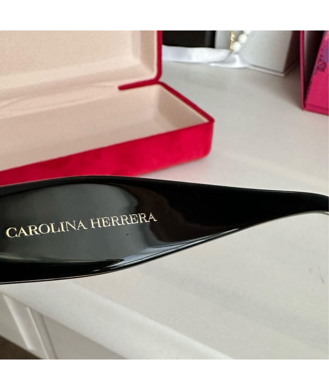 CAROLINA HERRERA Черные солнцезащитные очки, фото 7