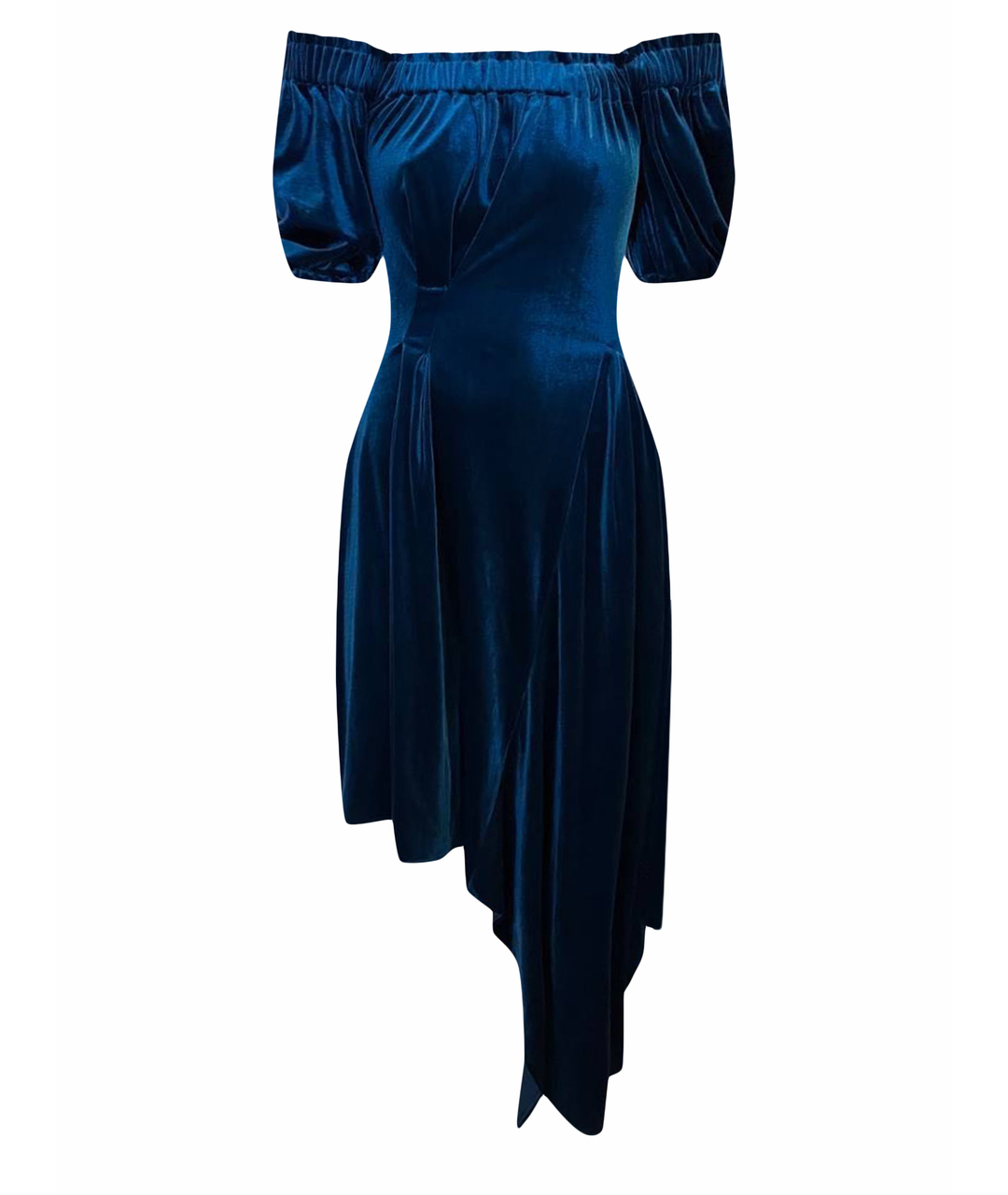 PREEN BY THORNTON BREGAZZI Синее полиэстеровое вечернее платье, фото 1
