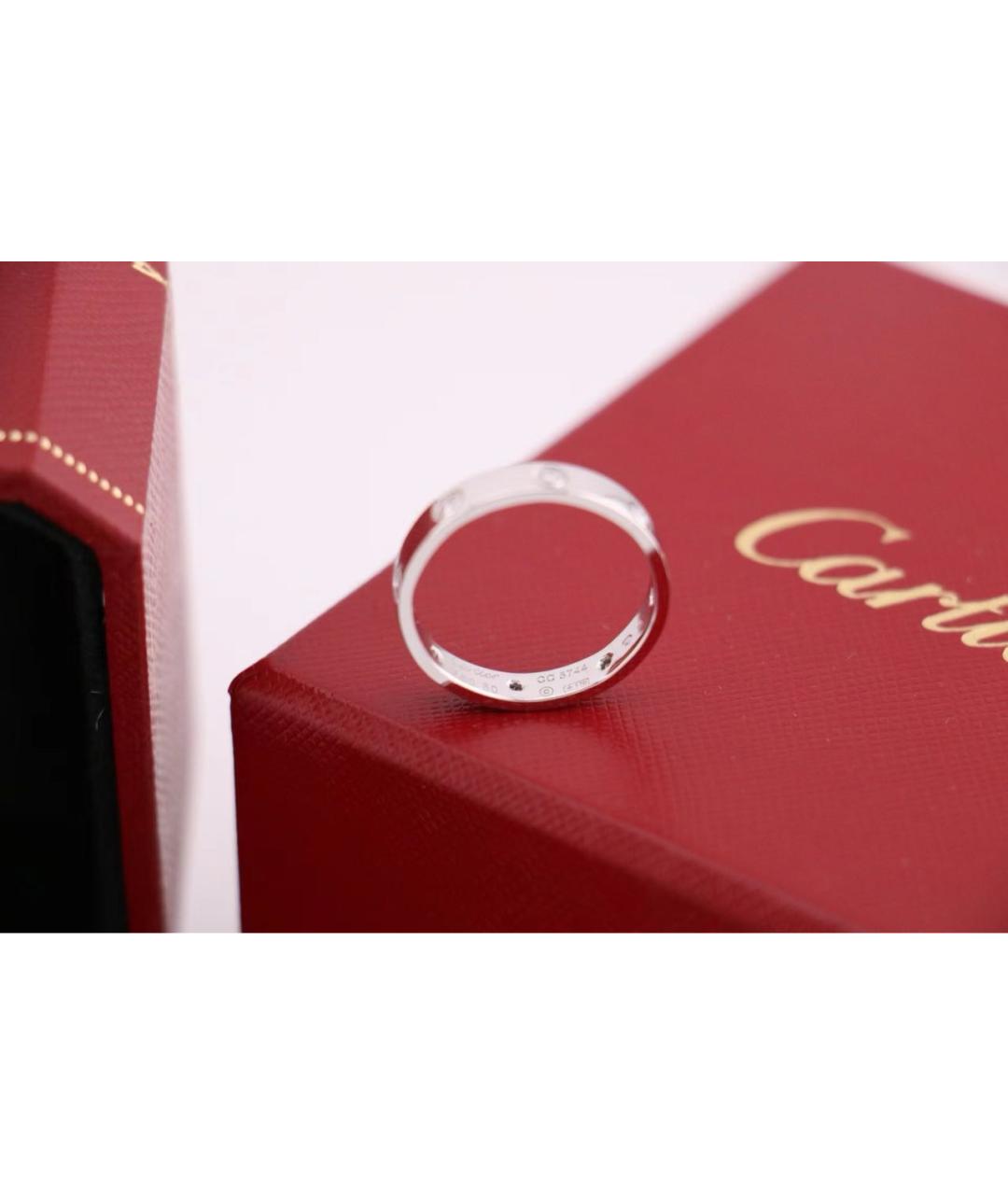 CARTIER Серебряное кольцо из белого золота, фото 3