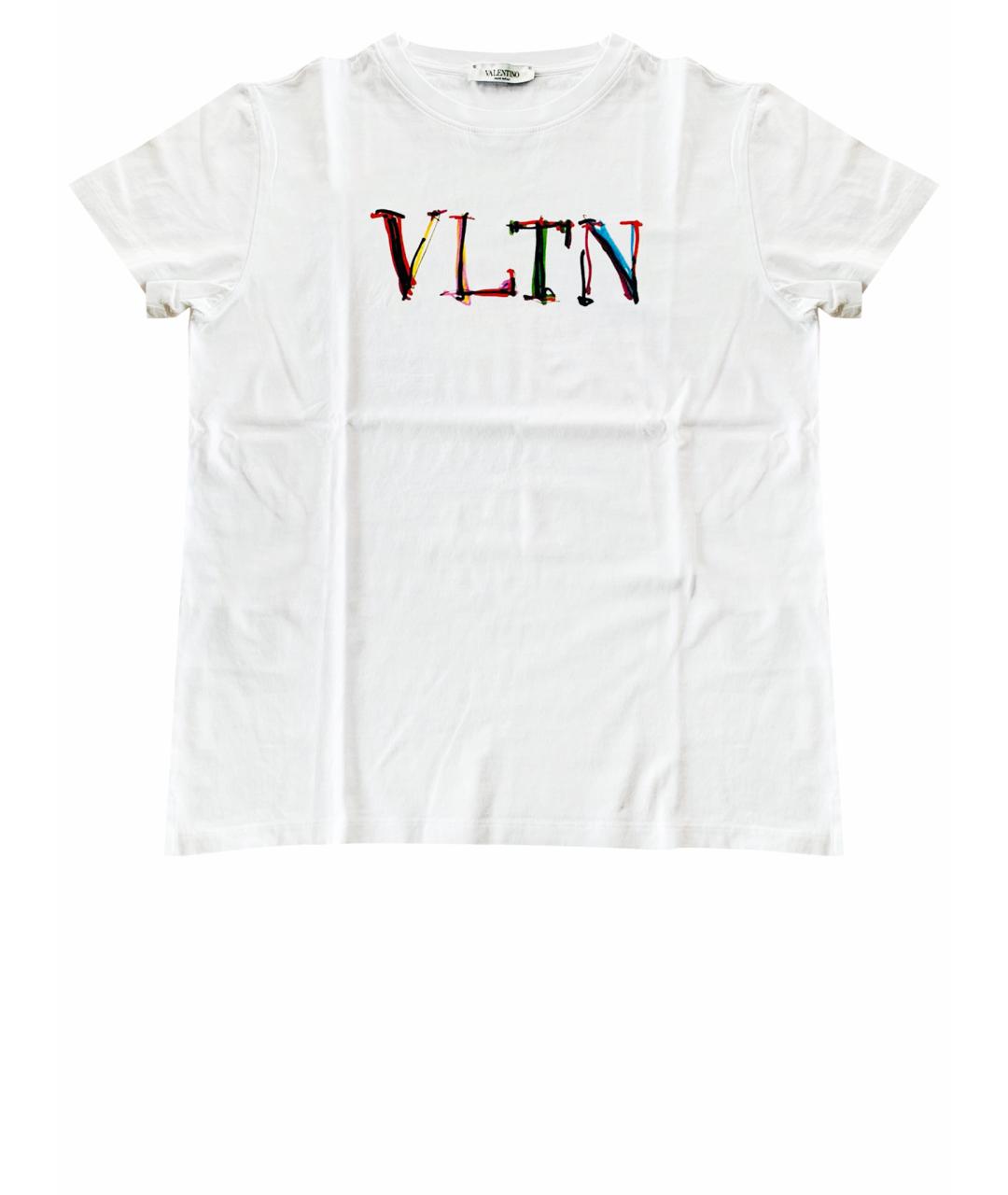 VALENTINO Белая хлопковая футболка, фото 1