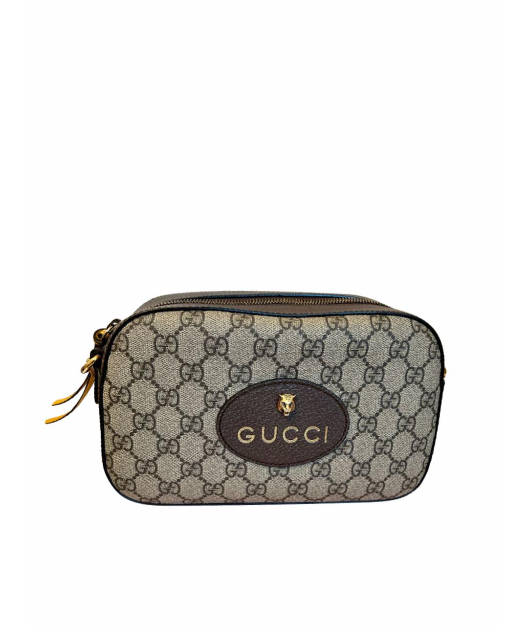 GUCCI Коричневая сумка через плечо, фото 1