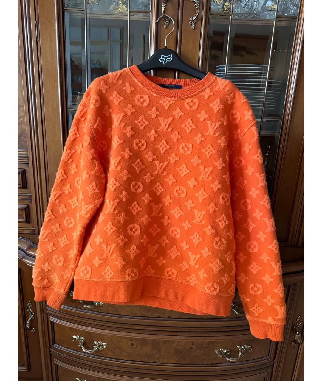 LOUIS VUITTON PRE-OWNED Оранжевый джемпер / свитер, фото 7