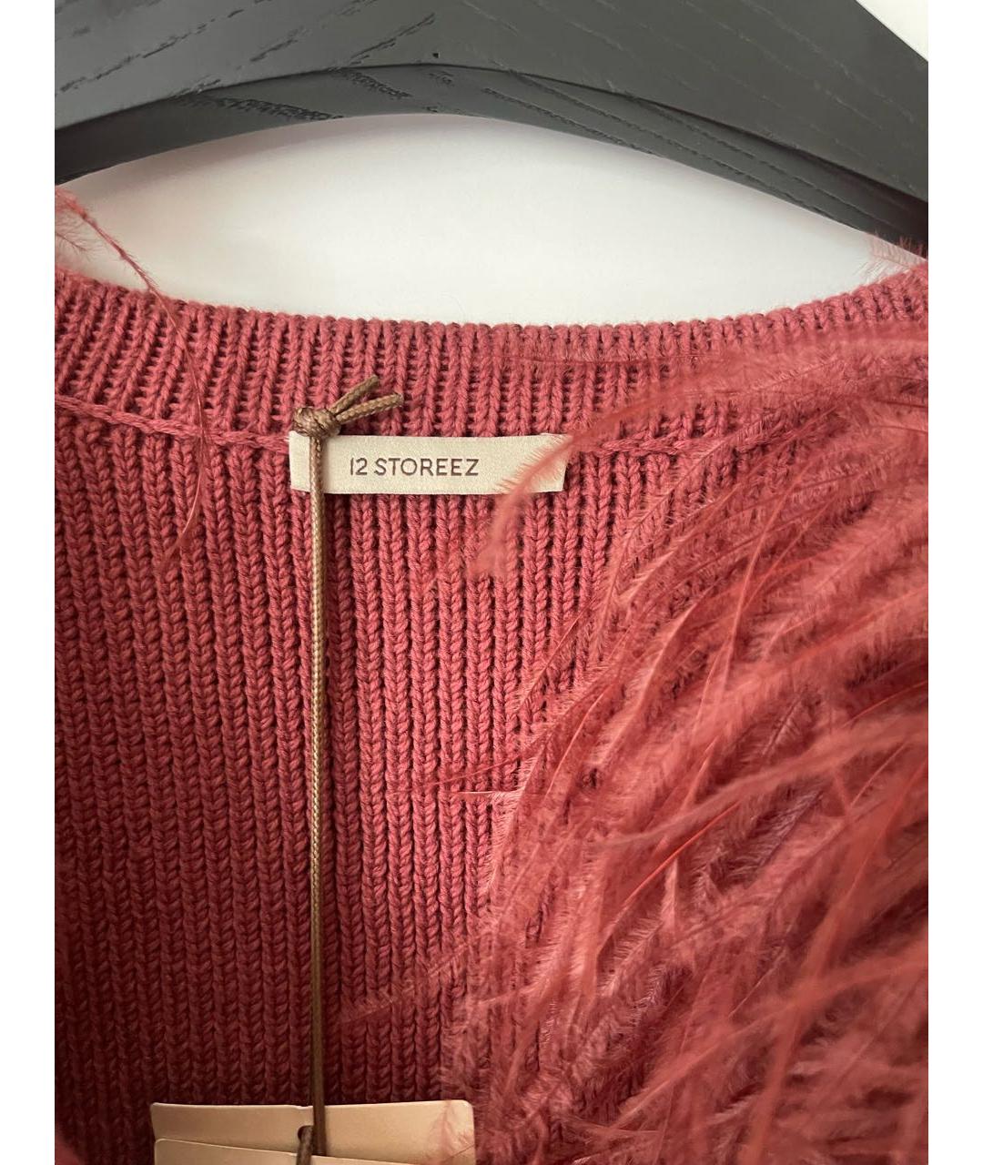 12 STOREEZ Бордовый хлопковый жакет/пиджак, фото 8