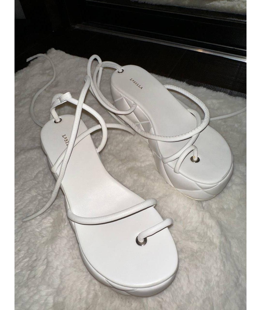 LE SILLA Белые кожаные туфли, фото 2