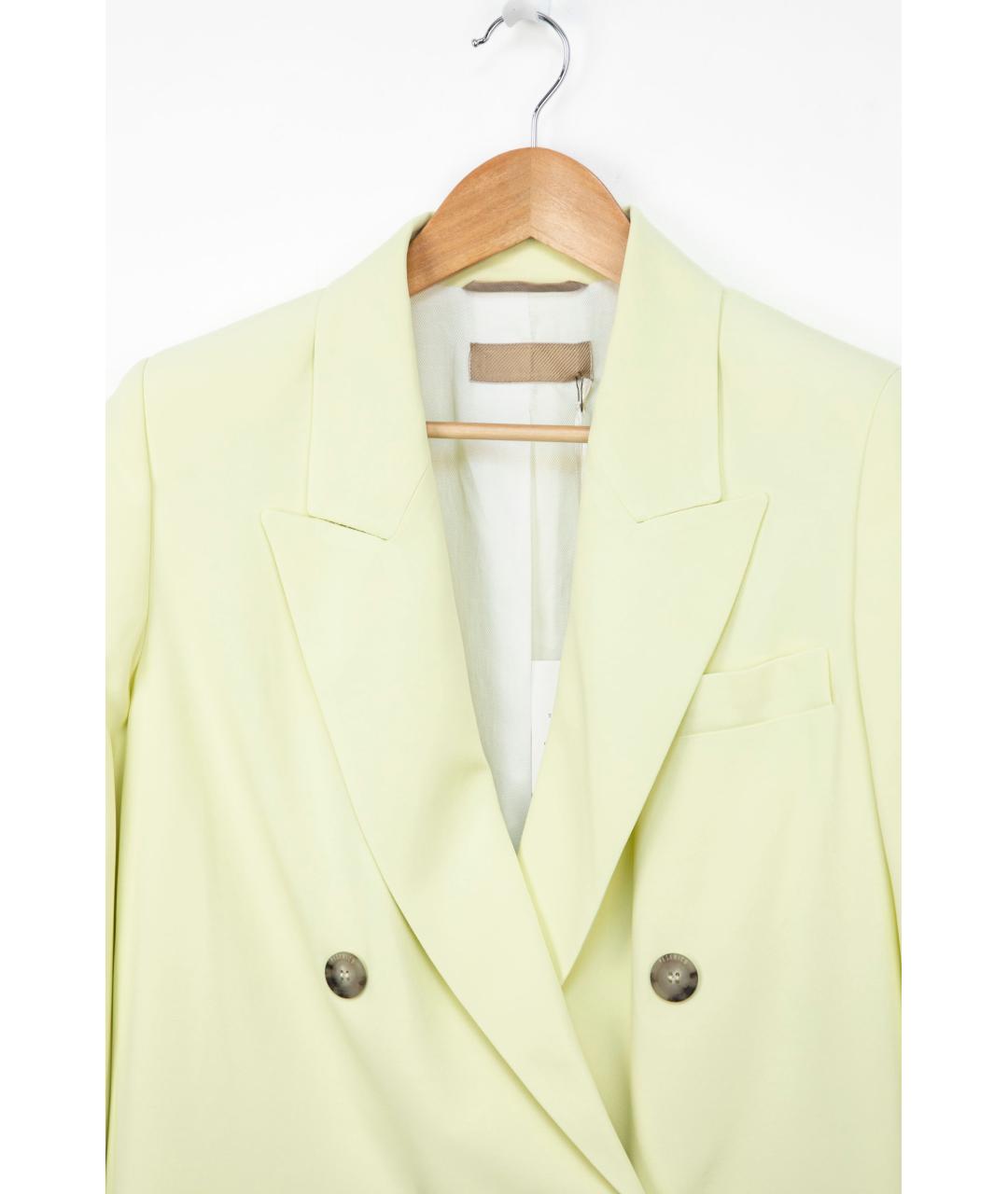 PESERICO Желтый полиэстеровый жакет/пиджак, фото 3