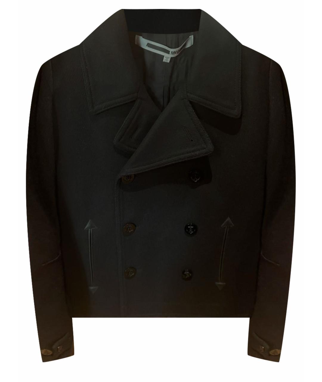 MCQ ALEXANDER MCQUEEN Черное пальто, фото 1