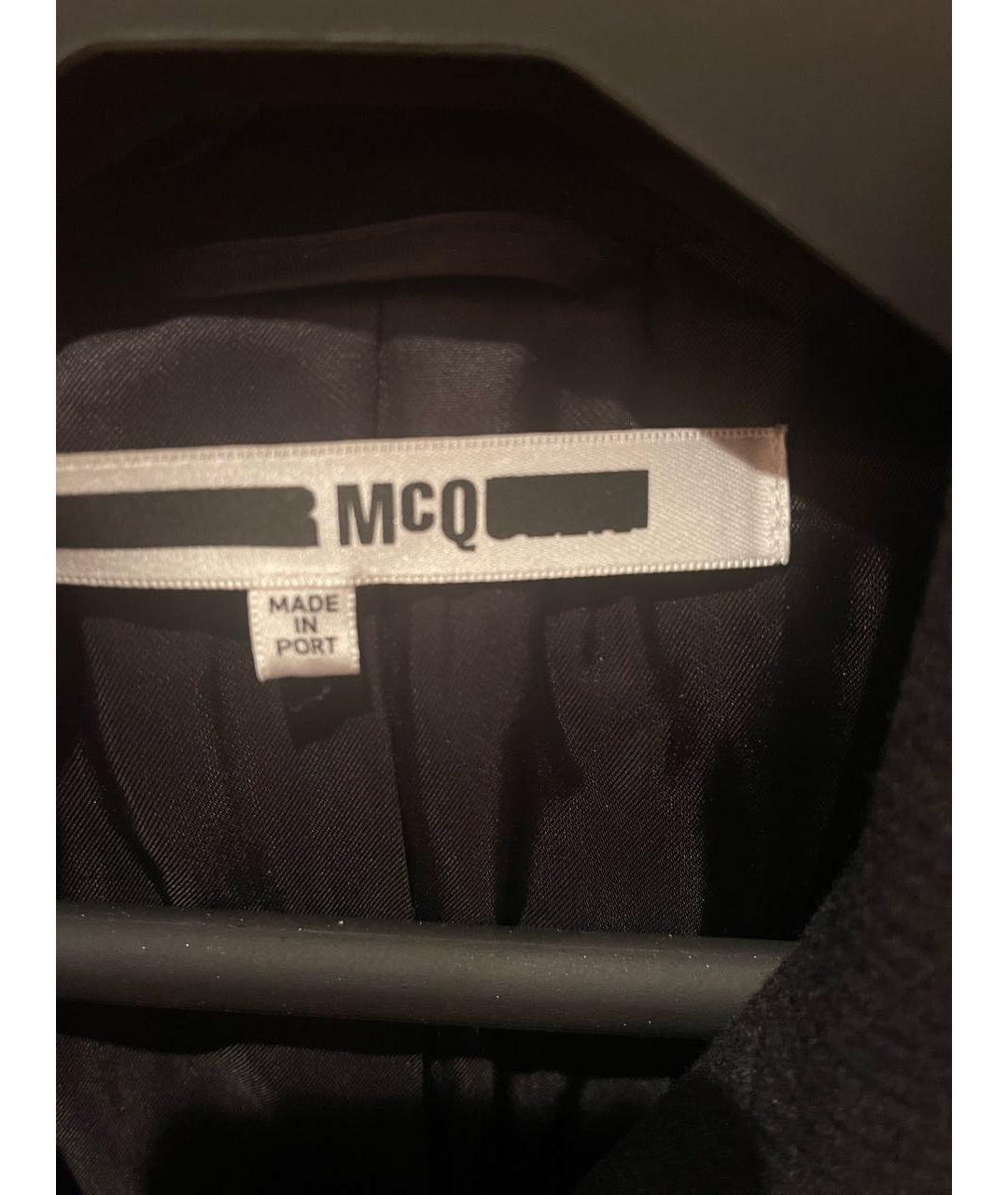 MCQ ALEXANDER MCQUEEN Черное пальто, фото 3