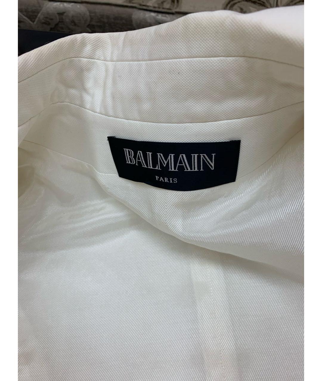 BALMAIN Белый жакет/пиджак, фото 5