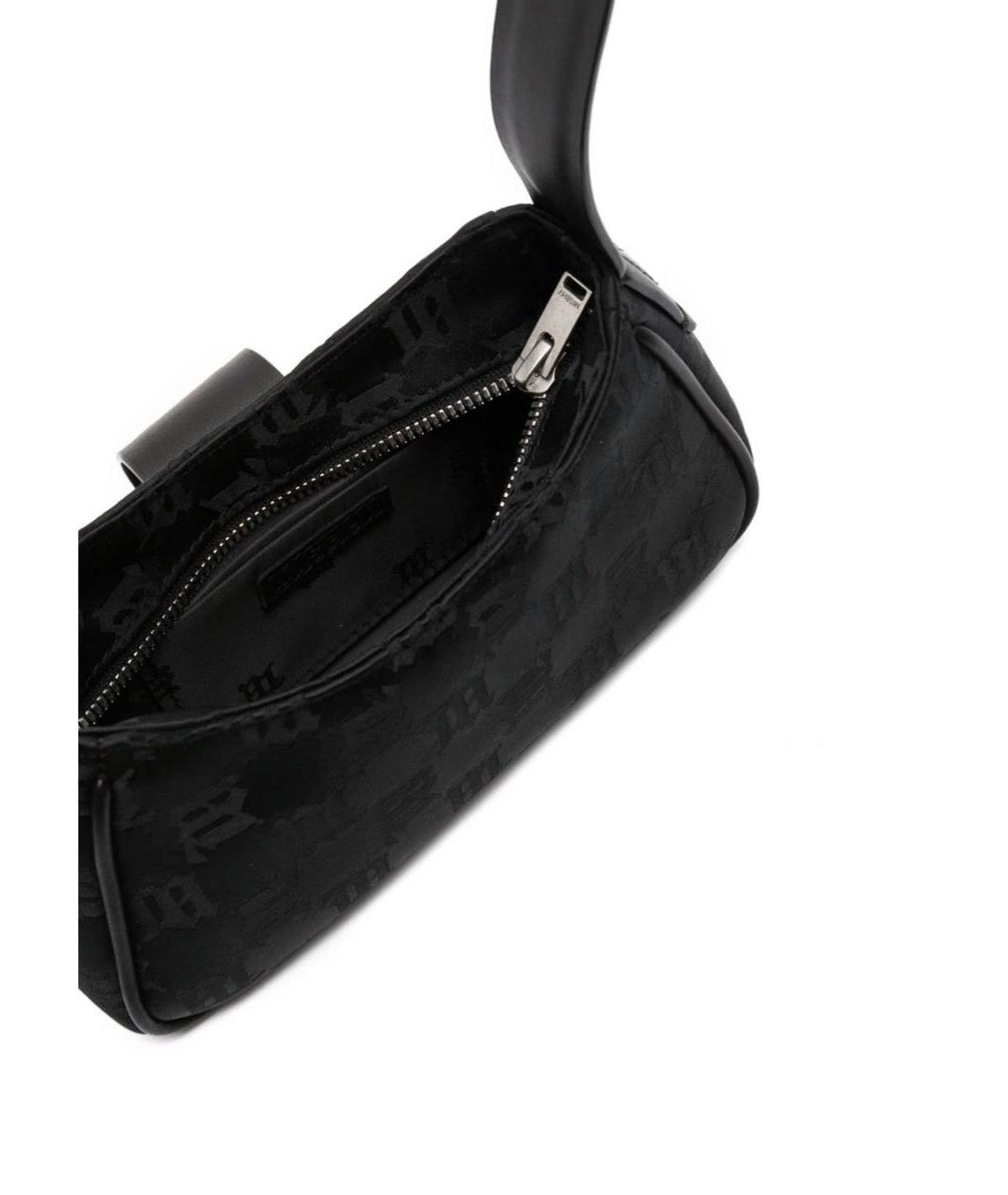 MISBHV Черная жаккардовая сумка с короткими ручками, фото 4