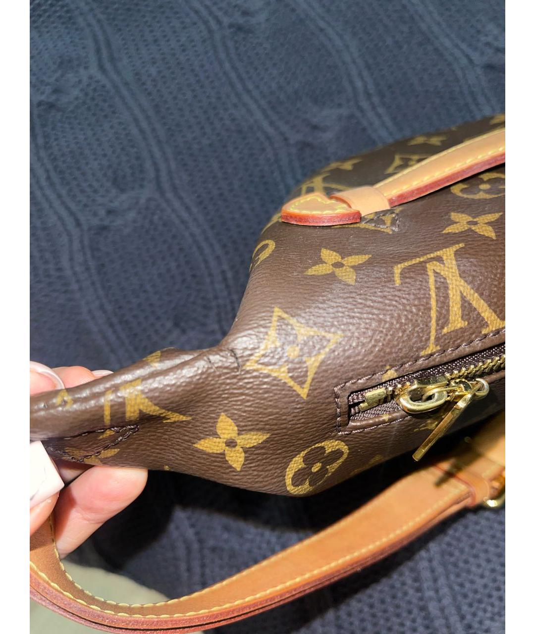 LOUIS VUITTON Коричневая поясная сумка, фото 3