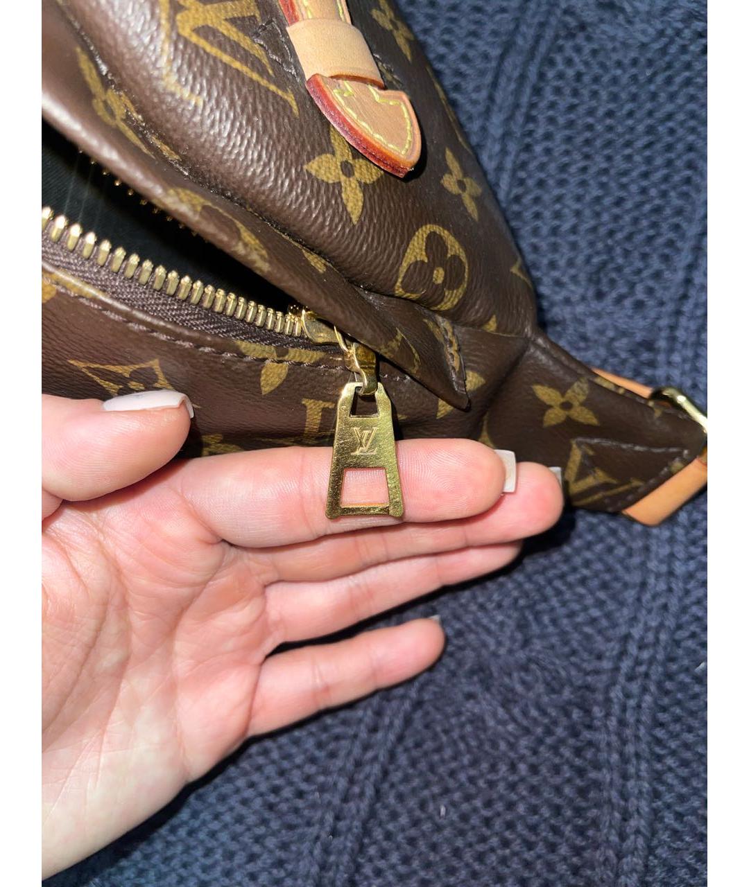 LOUIS VUITTON Коричневая поясная сумка, фото 6