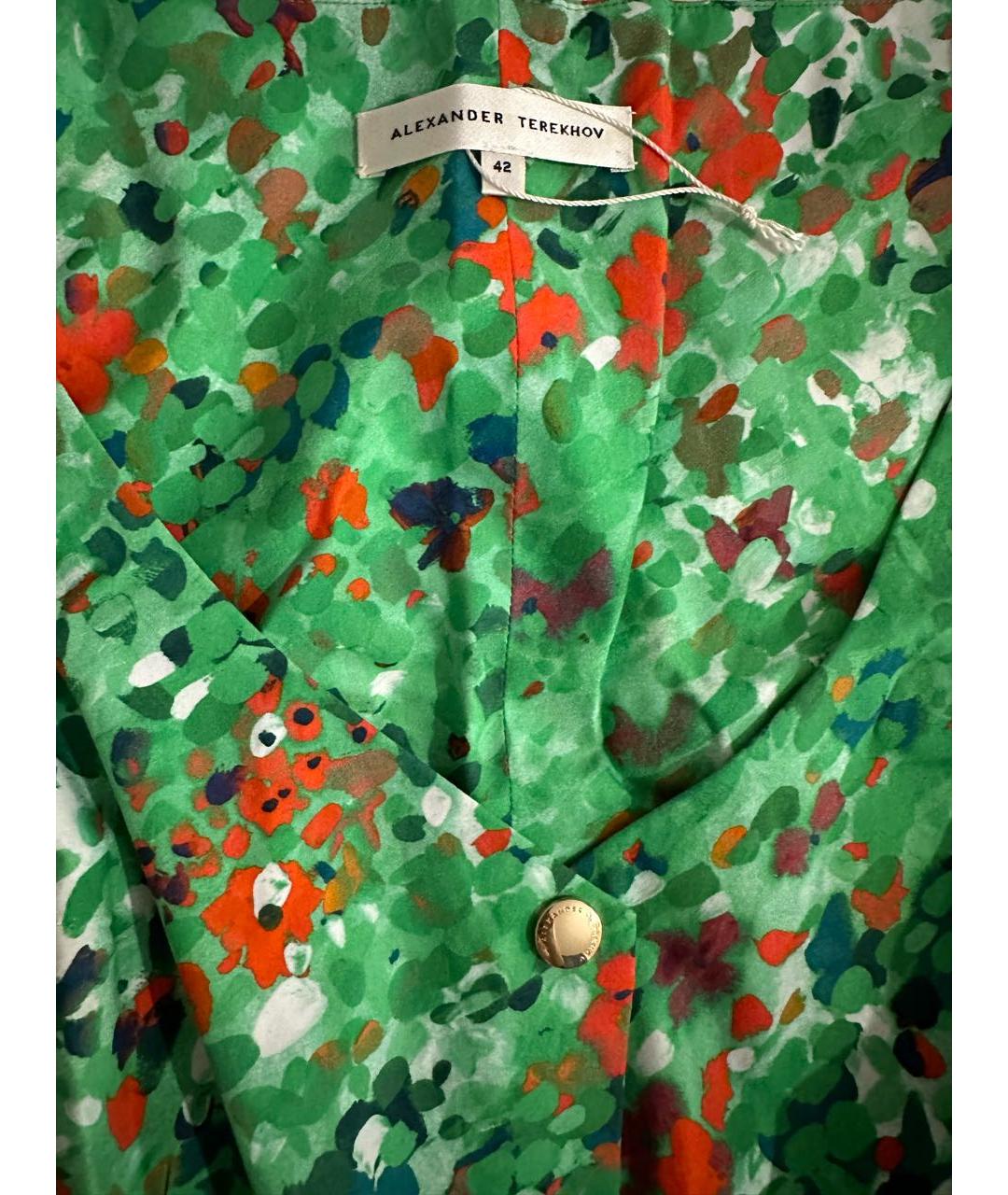 ALEXANDER TEREKHOV Зеленый хлопковый сарафан, фото 2