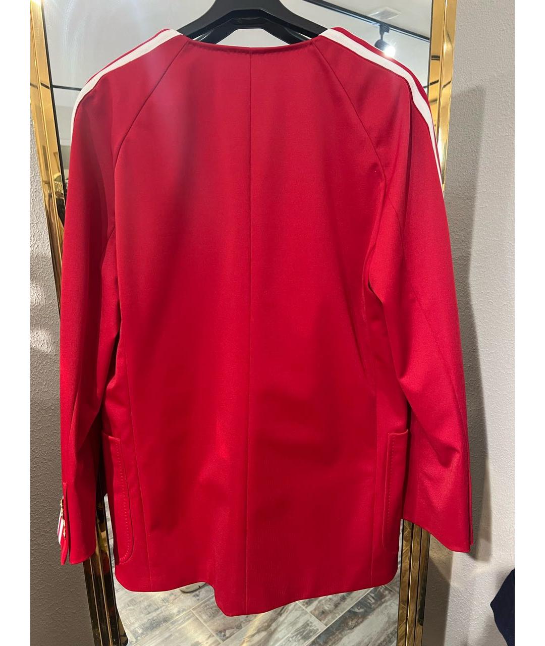 GUCCI Красный полиэстеровый жакет/пиджак, фото 2