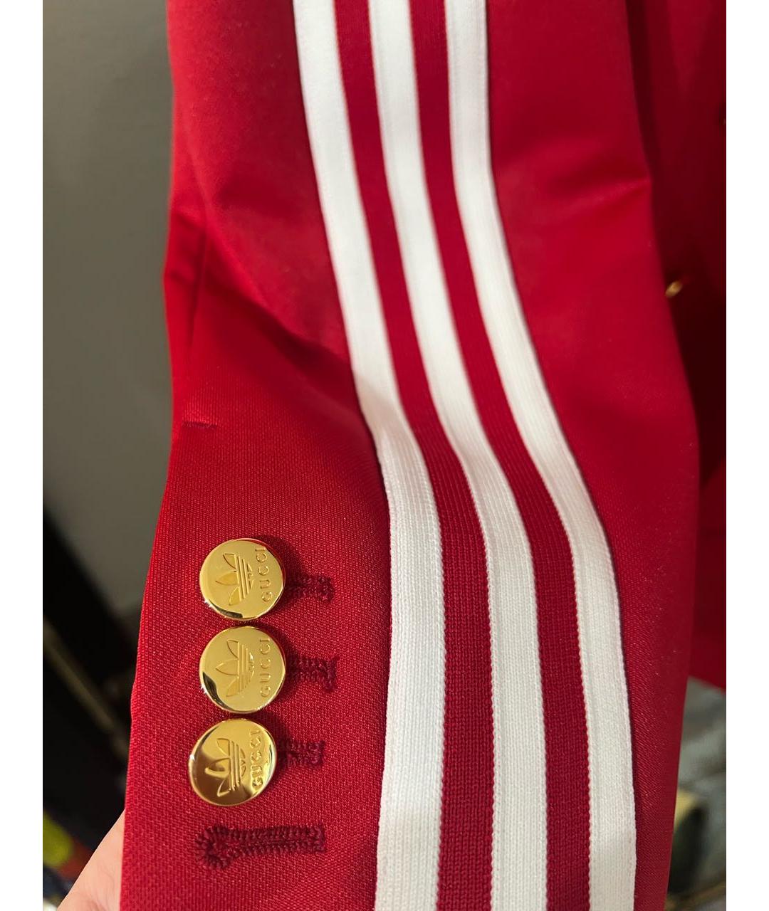 GUCCI Красный полиэстеровый жакет/пиджак, фото 6