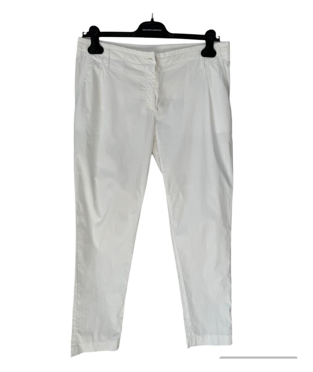 MONCLER Белые брюки узкие, фото 9