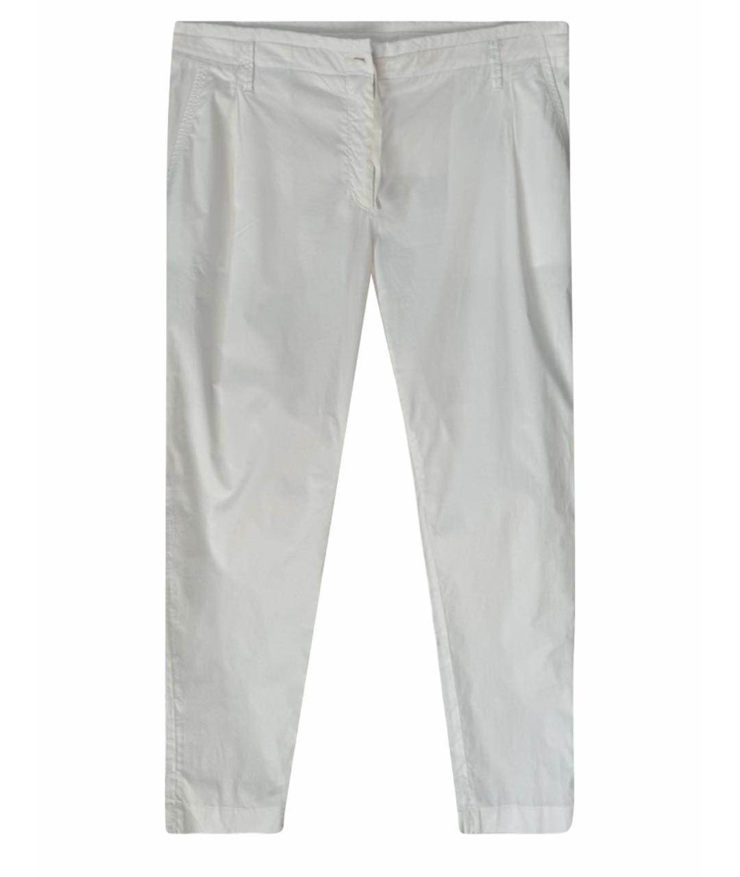 MONCLER Белые брюки узкие, фото 1