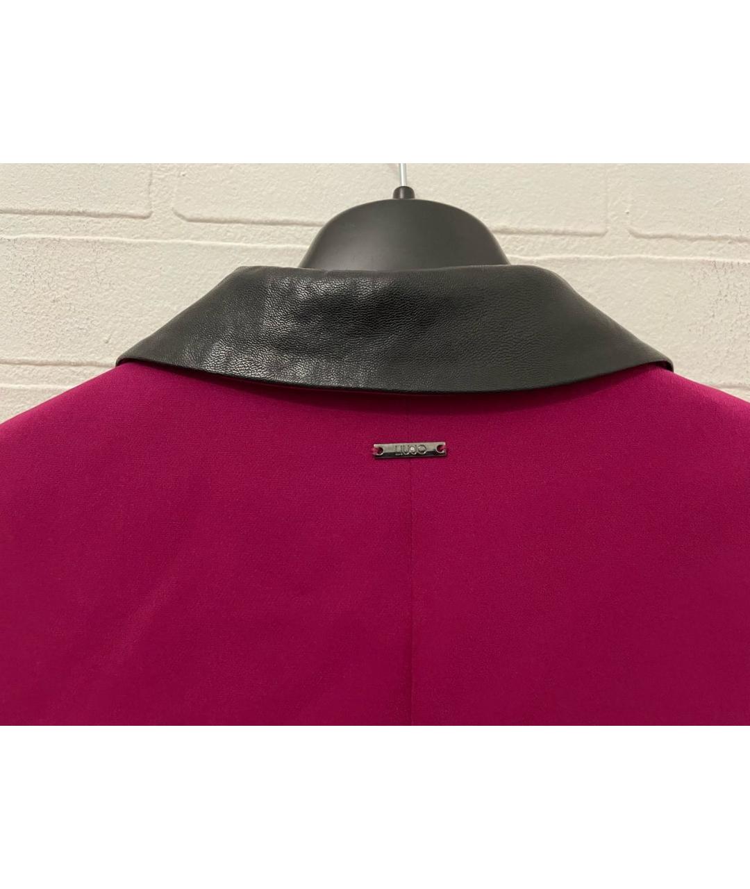 LIU JO Розовый вискозный жакет/пиджак, фото 6