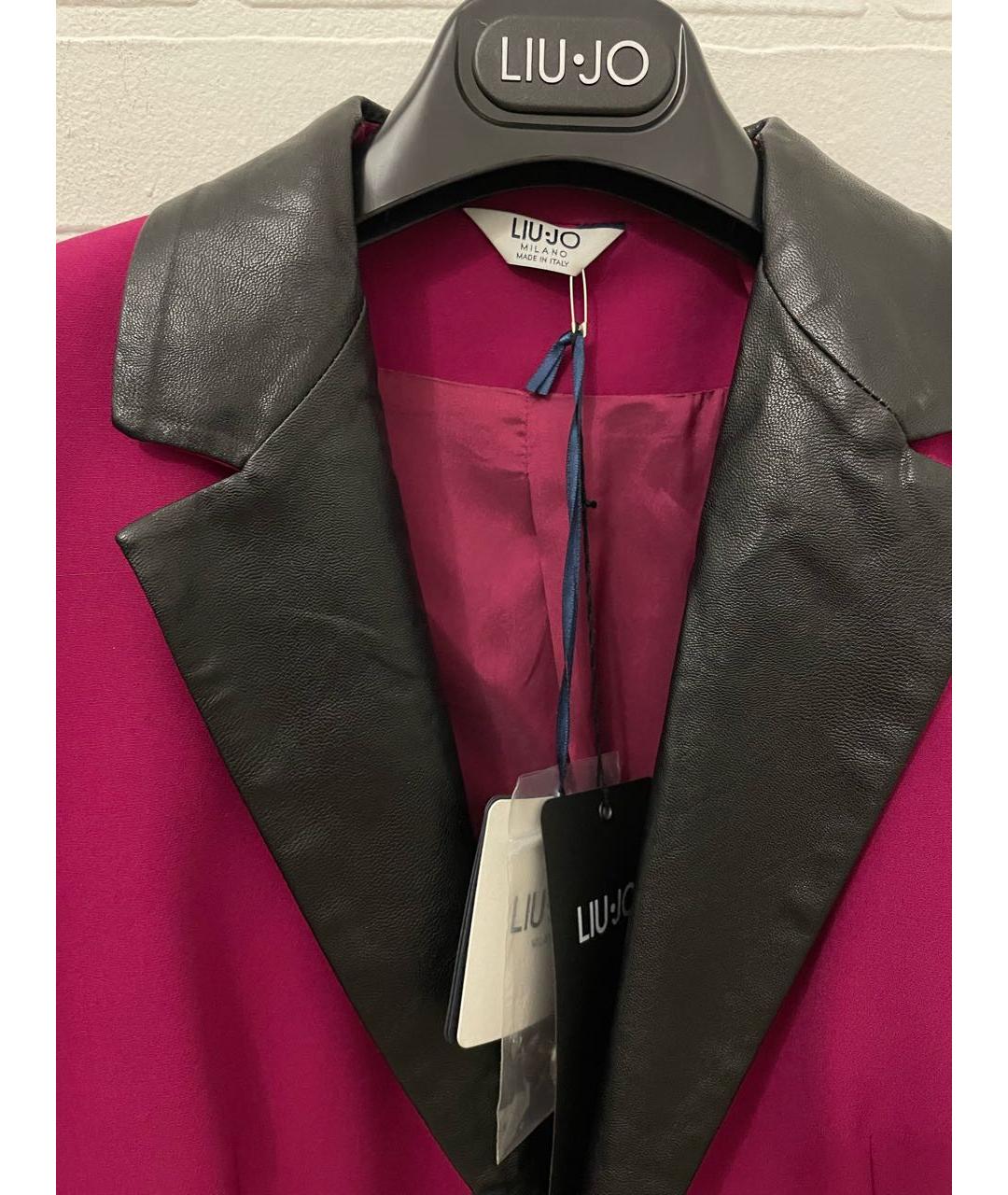 LIU JO Розовый вискозный жакет/пиджак, фото 7