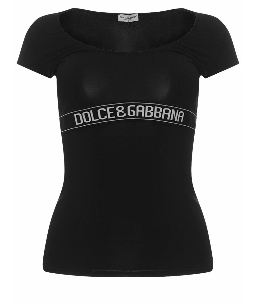 DOLCE&GABBANA Черная футболка, фото 1