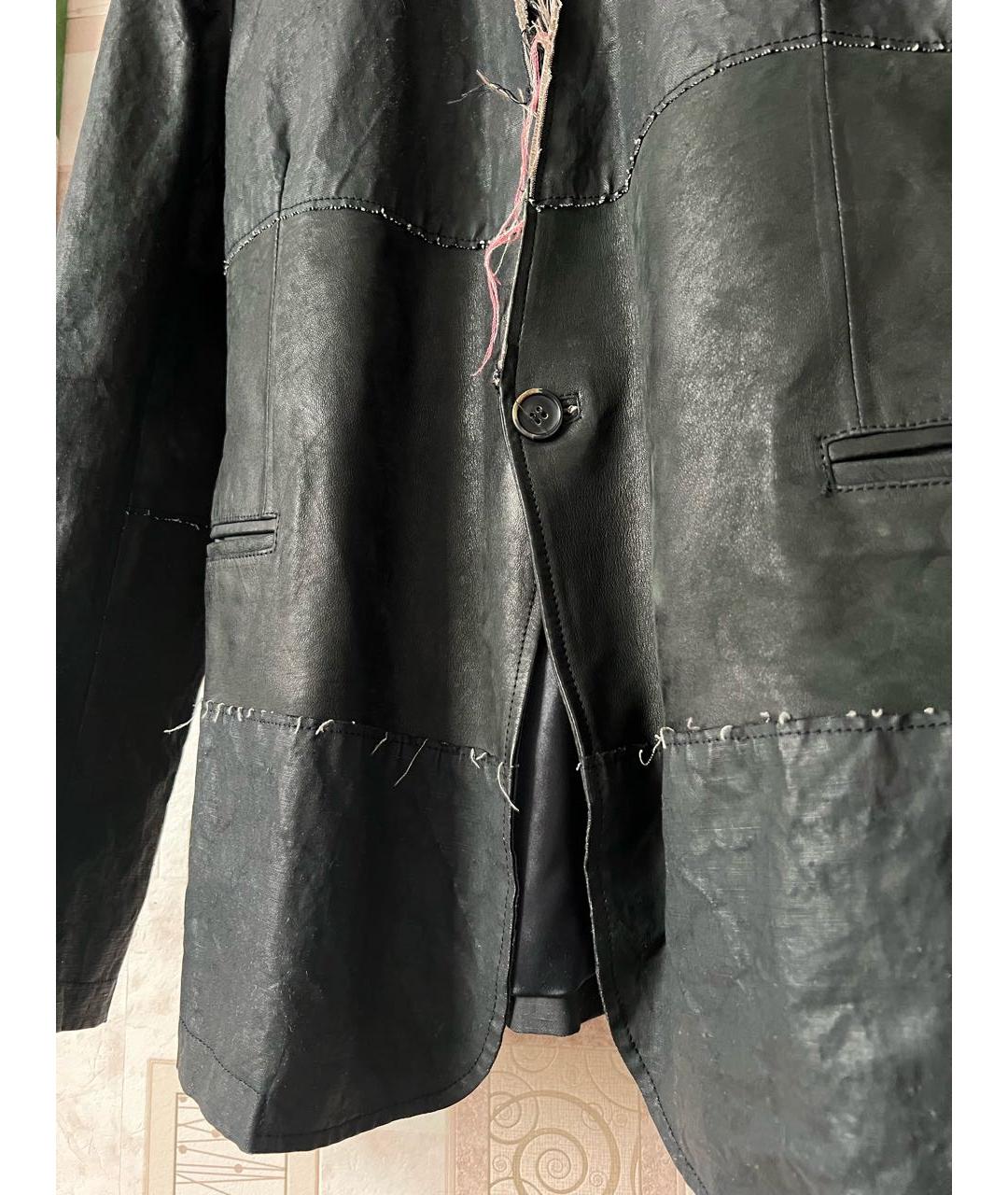 GIORGIO BRATO Черный льняной пиджак, фото 4