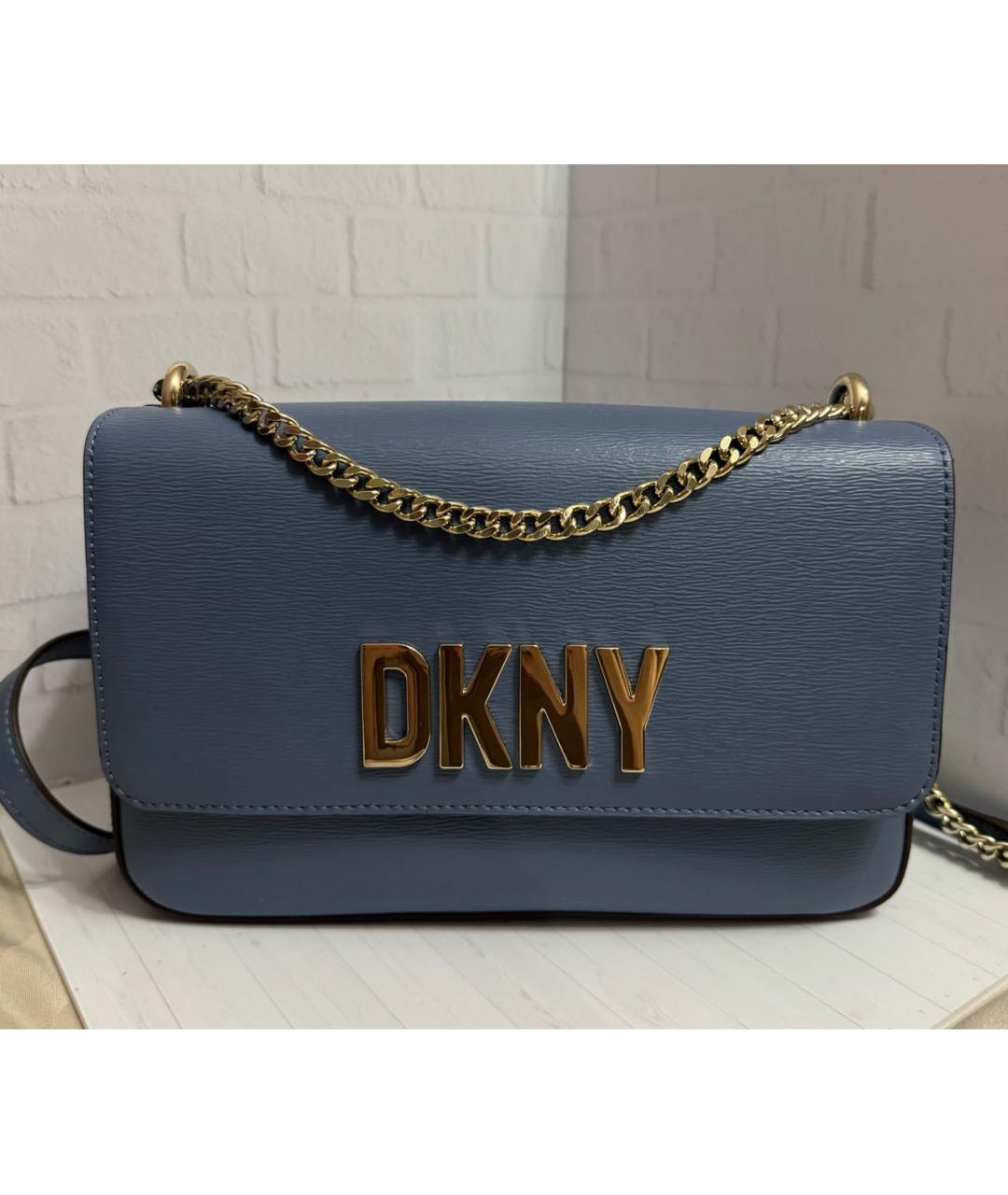 DKNY Синяя сумка через плечо, фото 5