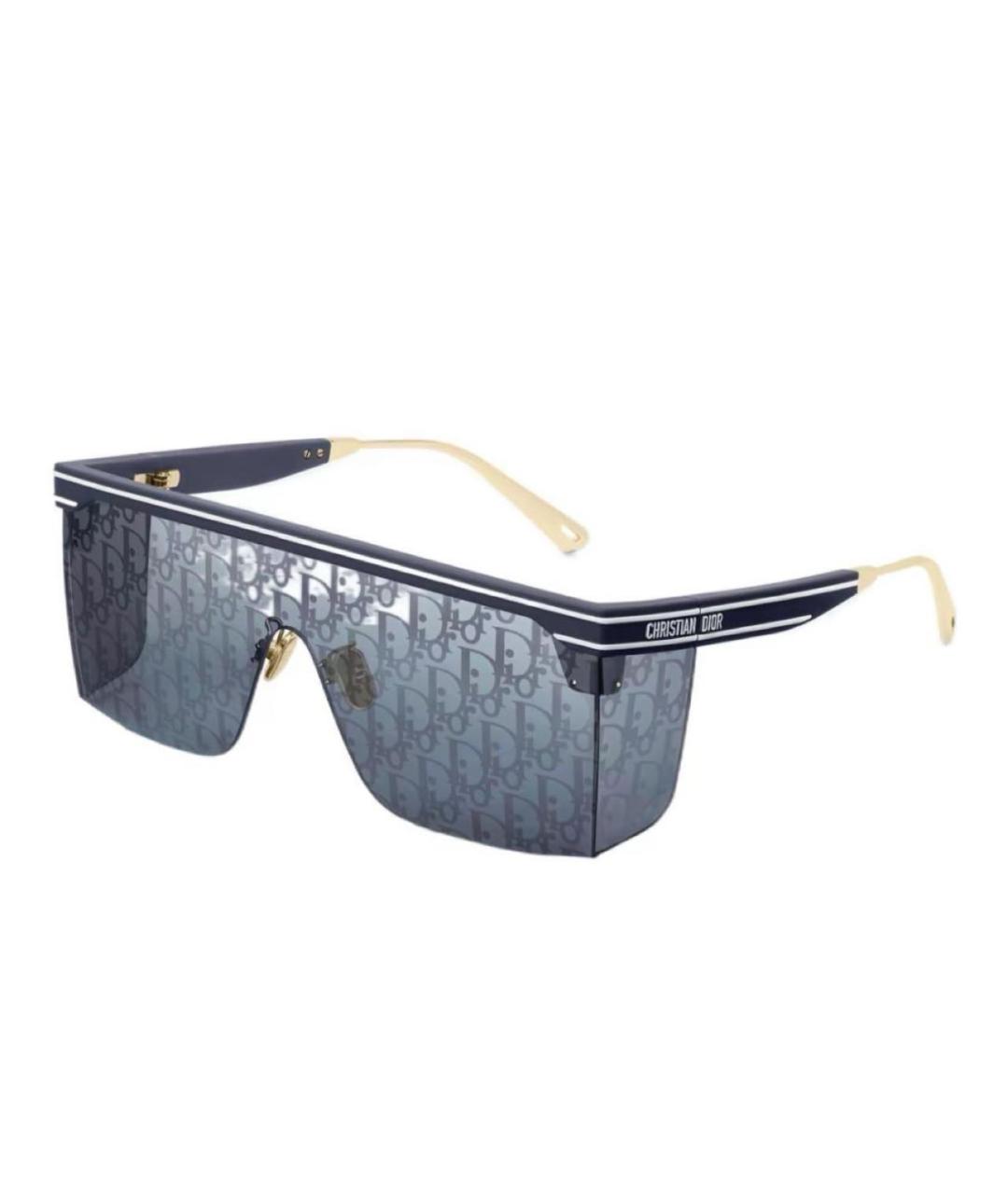 CHRISTIAN DIOR PRE-OWNED Темно-синие пластиковые солнцезащитные очки, фото 2