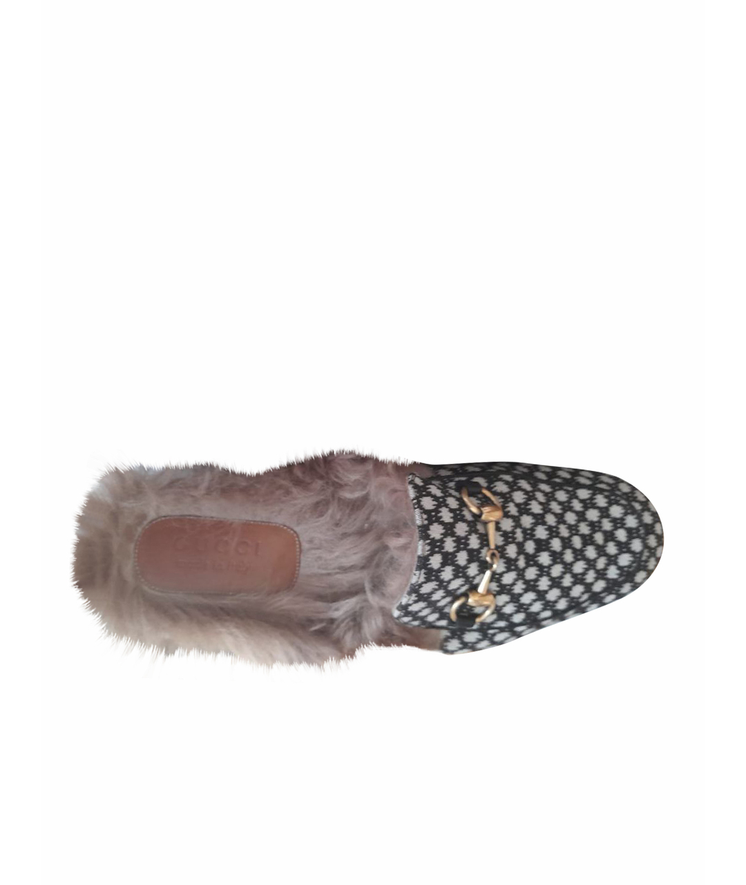 GUCCI Коричневые текстильные сандалии, фото 1