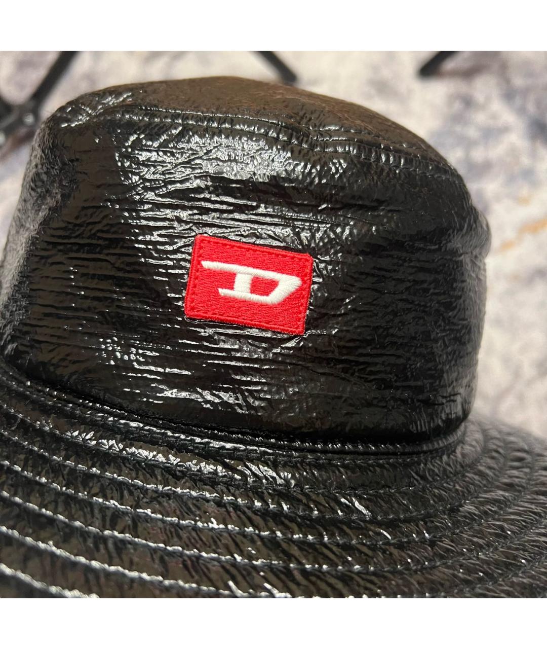 DIESEL Черная шляпа, фото 3