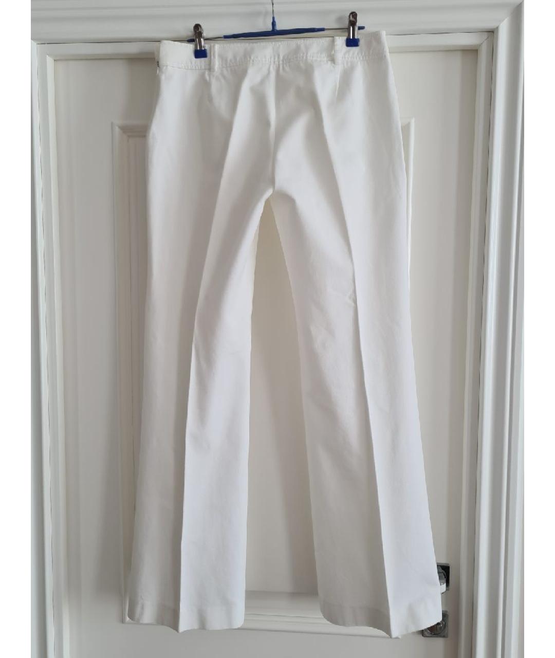 VALENTINO Белые льняные брюки широкие, фото 2