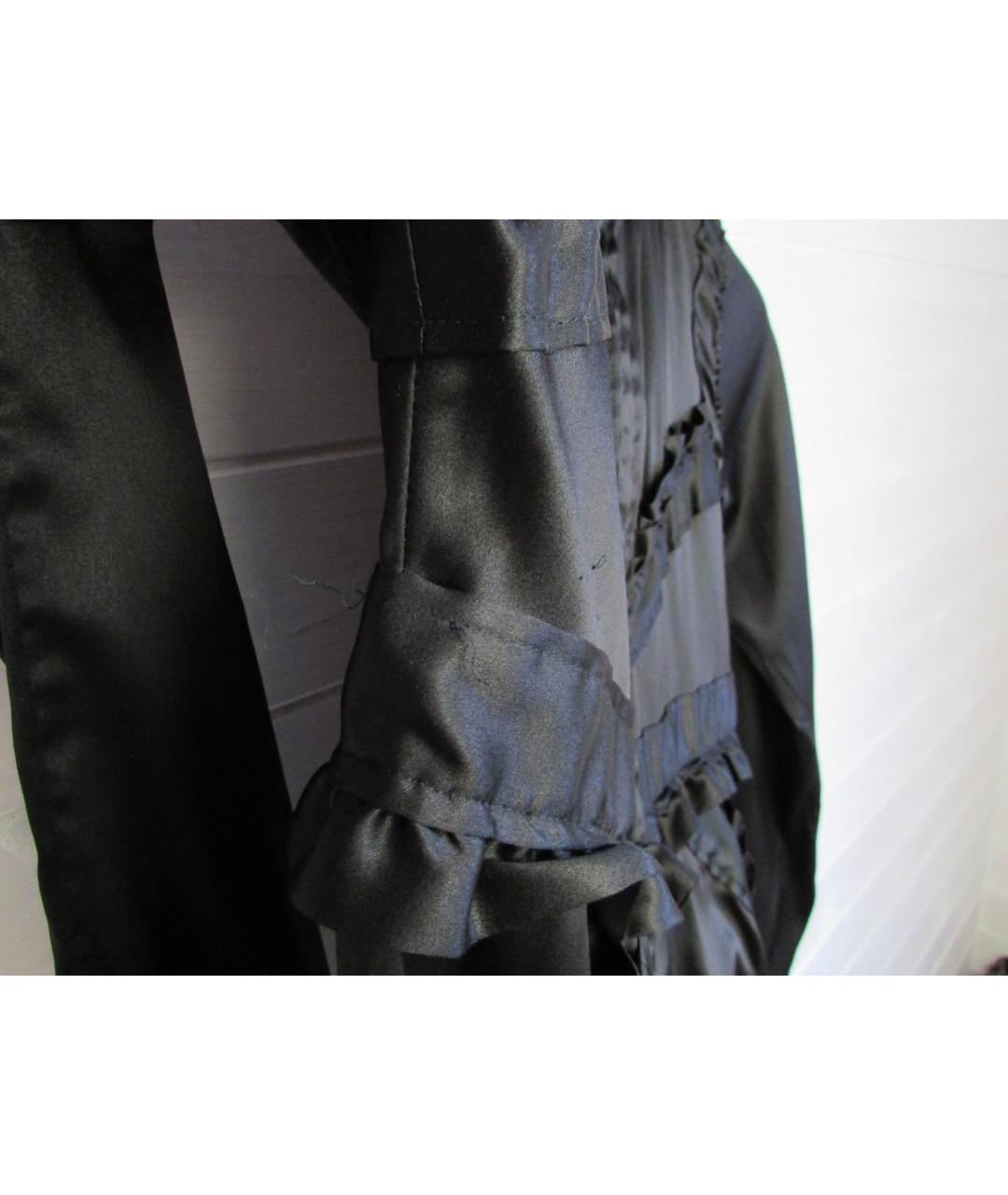 SAINT LAURENT Черная шелковая куртка, фото 8