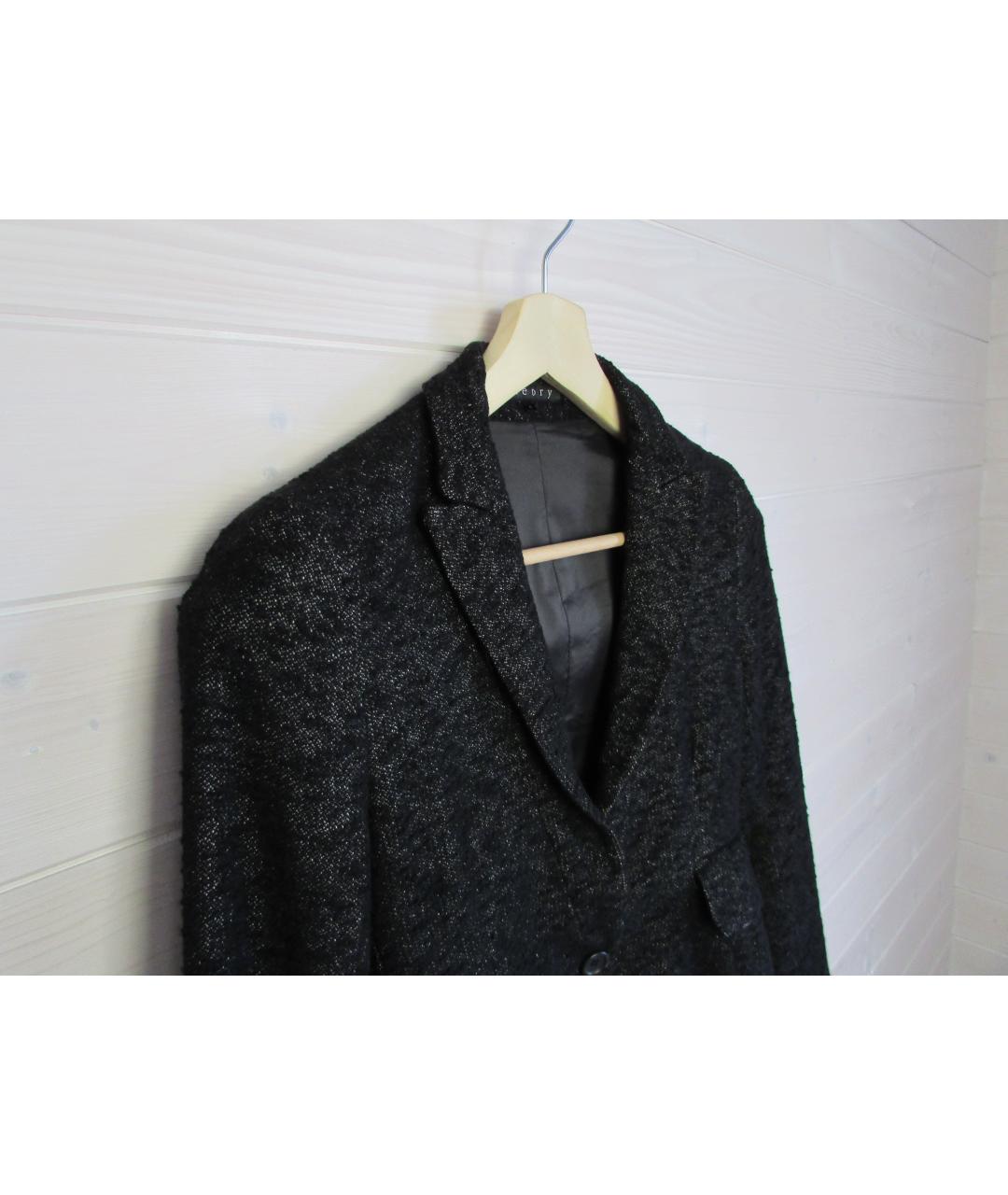THEORY Черный шерстяной жакет/пиджак, фото 2
