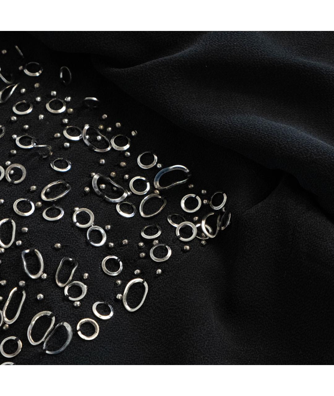 HELMUT LANG Черное шелковое повседневное платье, фото 5