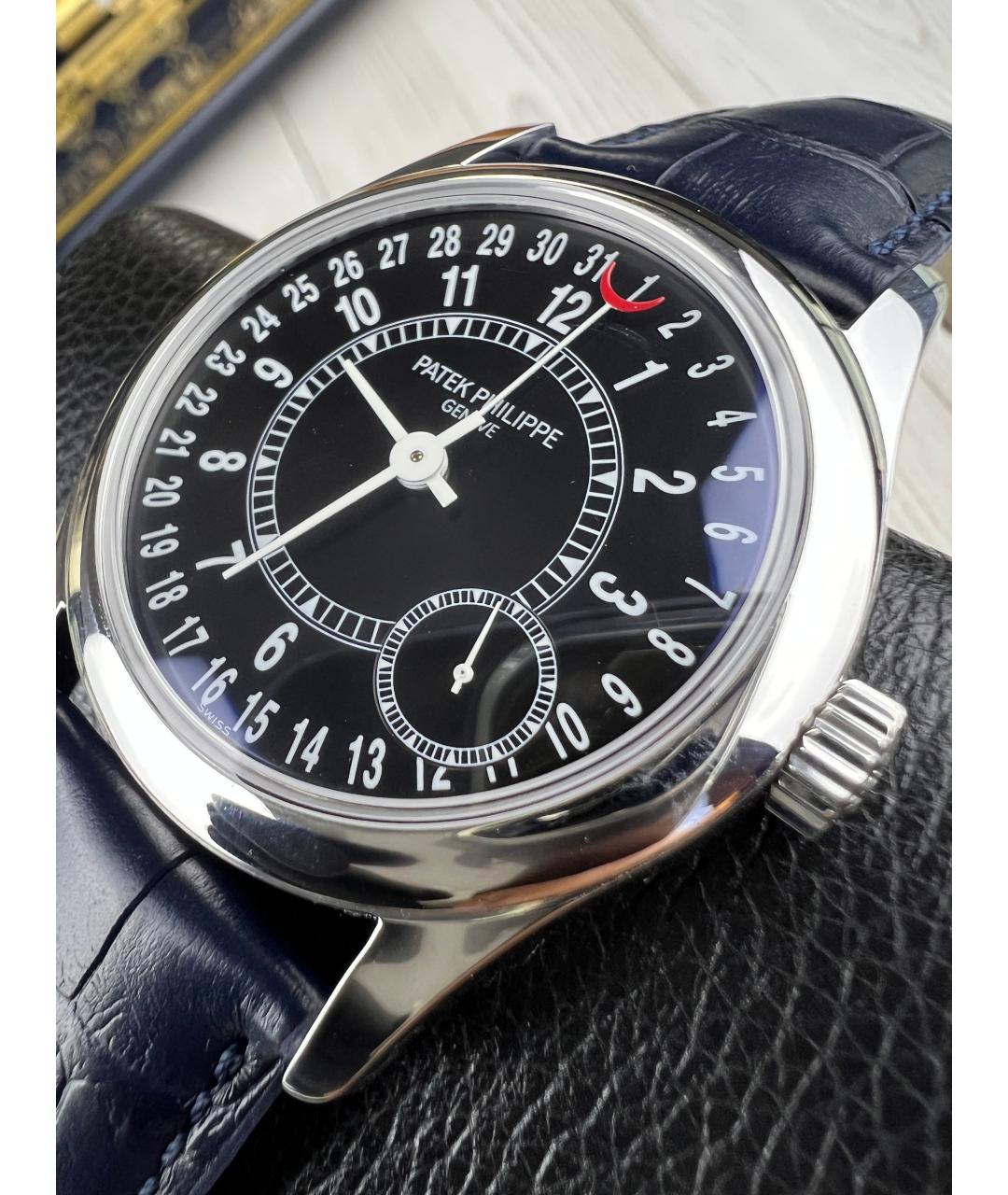 PATEK PHILIPPE Черные часы из белого золота, фото 3