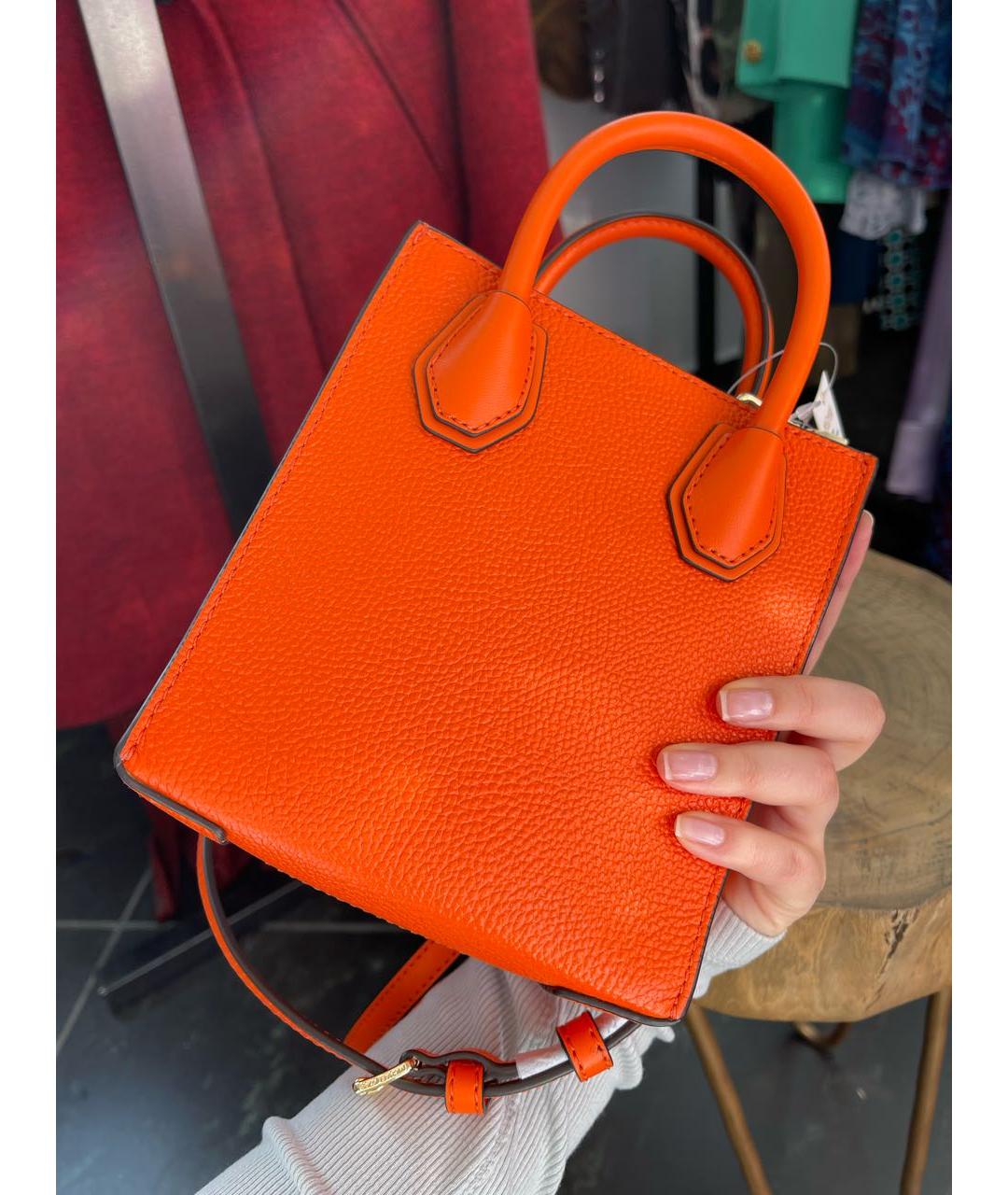 MICHAEL KORS Оранжевая сумка через плечо, фото 4