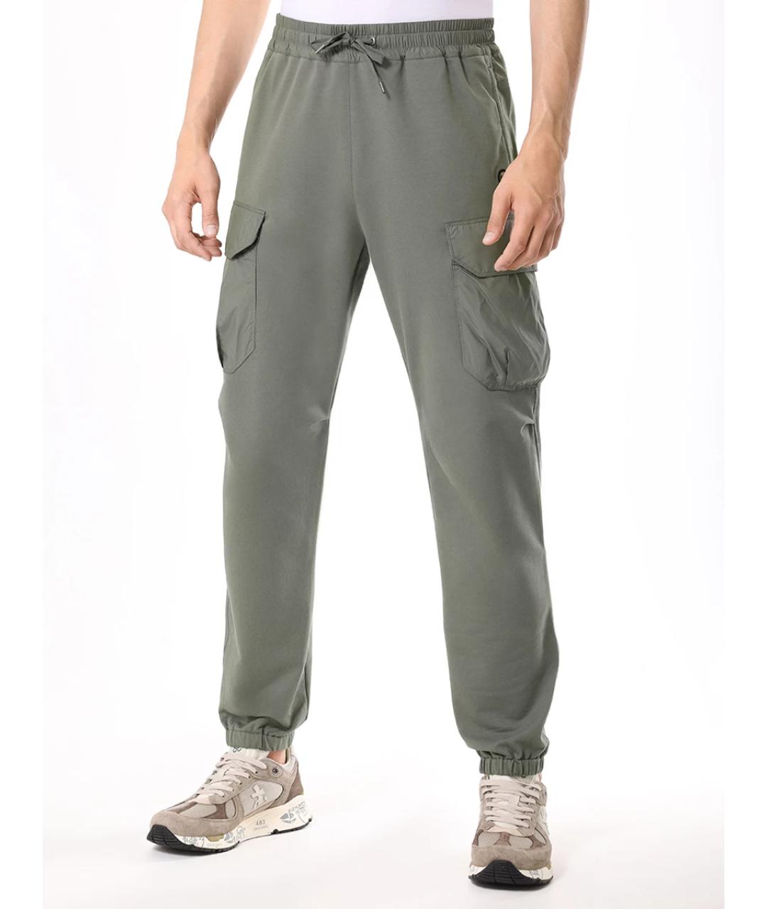 PARAJUMPERS Зеленые брюки чинос, фото 4